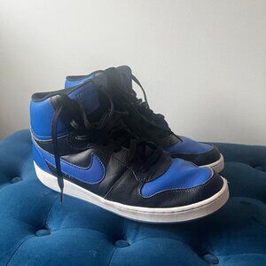 Blue & Black Nike Air Jordans